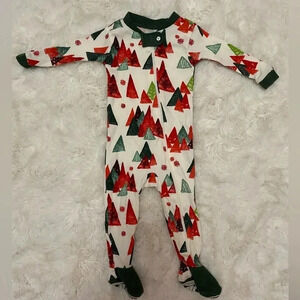 Burt’s Bees Baby Holiday Pajamas unisex, size 3-6 months